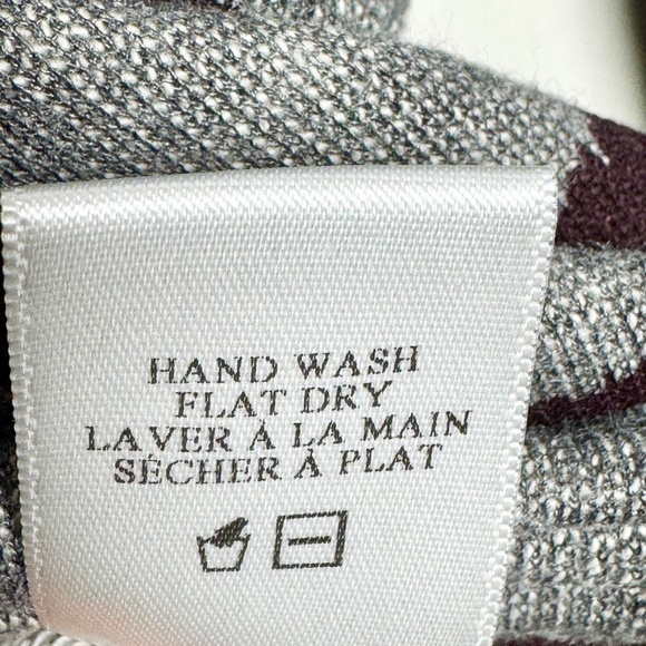 A.L.C. Conlo Frequency Stripe Crewneck Sweater Sz L - Picture 7 of 7